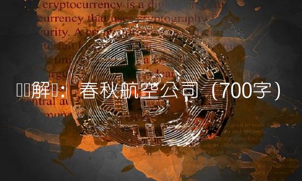 专业解读：春秋航空公司（700字）