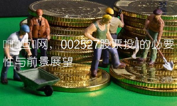 实现产业互联网，002527股票投资的必要性与前景展望