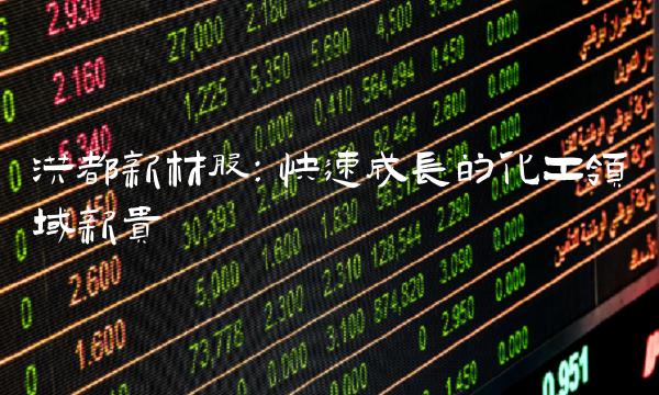 洪都新材股：快速成长的化工领域新贵