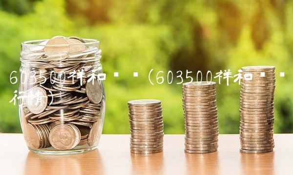 603500祥和实业(603500祥和实业行情)(1)