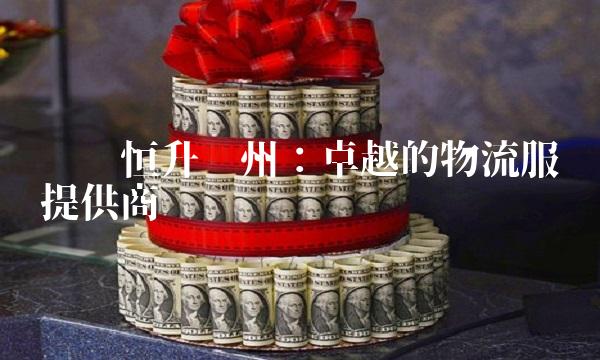 华鲁恒升荆州：卓越的物流服务提供商