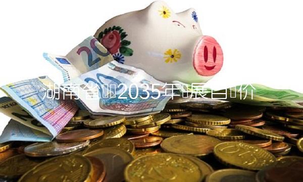 湖南省实现2035年发展目标价