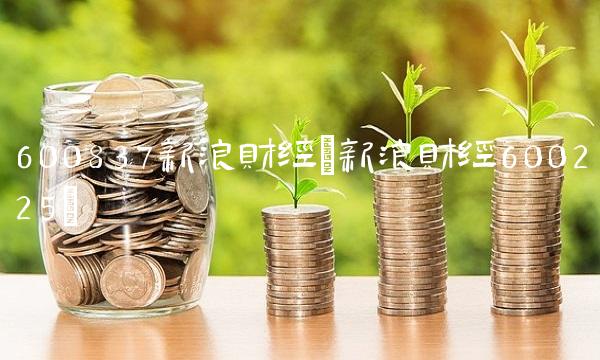 600837新浪财经(新浪财经600225)(1)