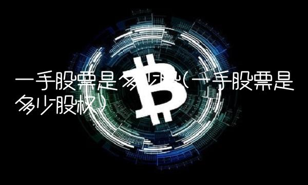 一手股票是多少股(一手股票是多少股权)
