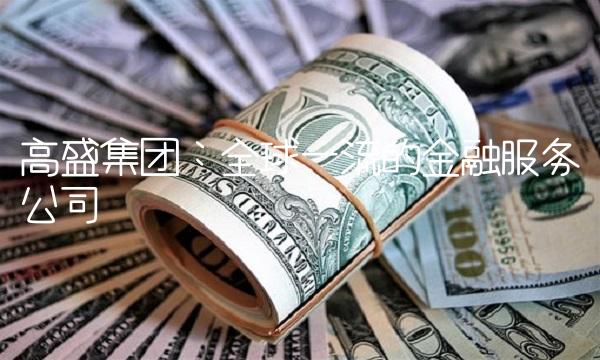高盛集团：全球一流的金融服务公司