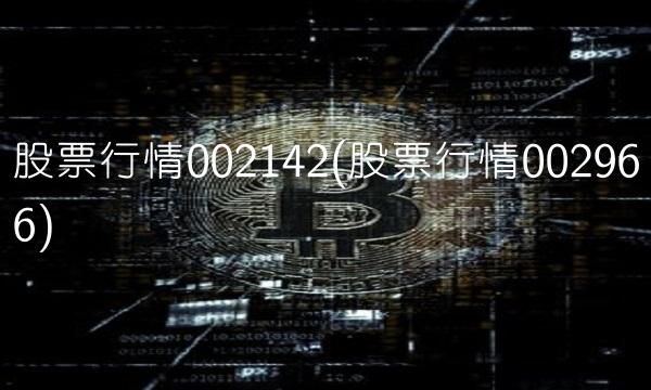 股票行情002142(股票行情002966)