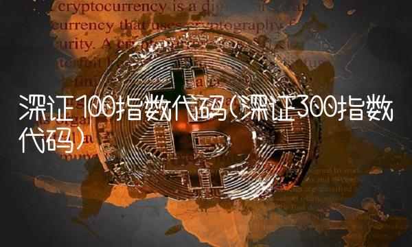 深证100指数代码(深证300指数代码)