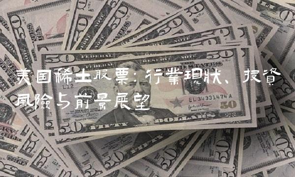 美国稀土股票：行业现状、投资风险与前景展望