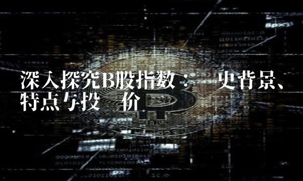 深入探究B股指数：历史背景、特点与投资价值