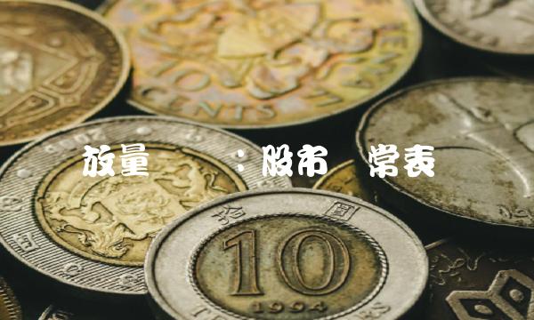 放量滞涨：股市异常表现