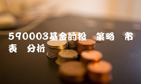 590003基金的投资策略与市场表现分析