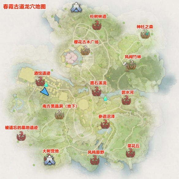 狂野之心各地图龙穴在哪 龙穴位置大全