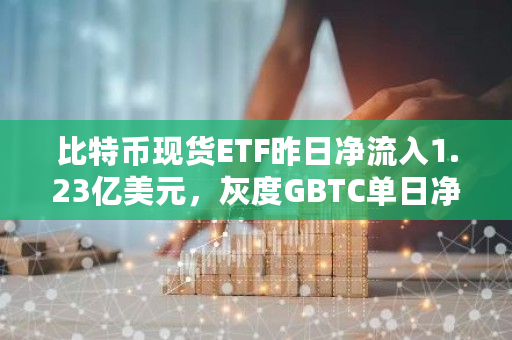 比特币现货ETF昨日净流入1.23亿美元，灰度GBTC单日净流出1747万美元：数据解读