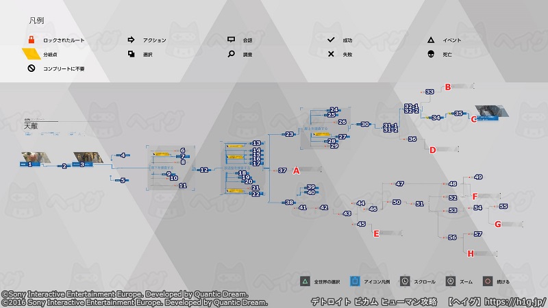 底特律变人公敌流程图 第23章公敌全分支攻略