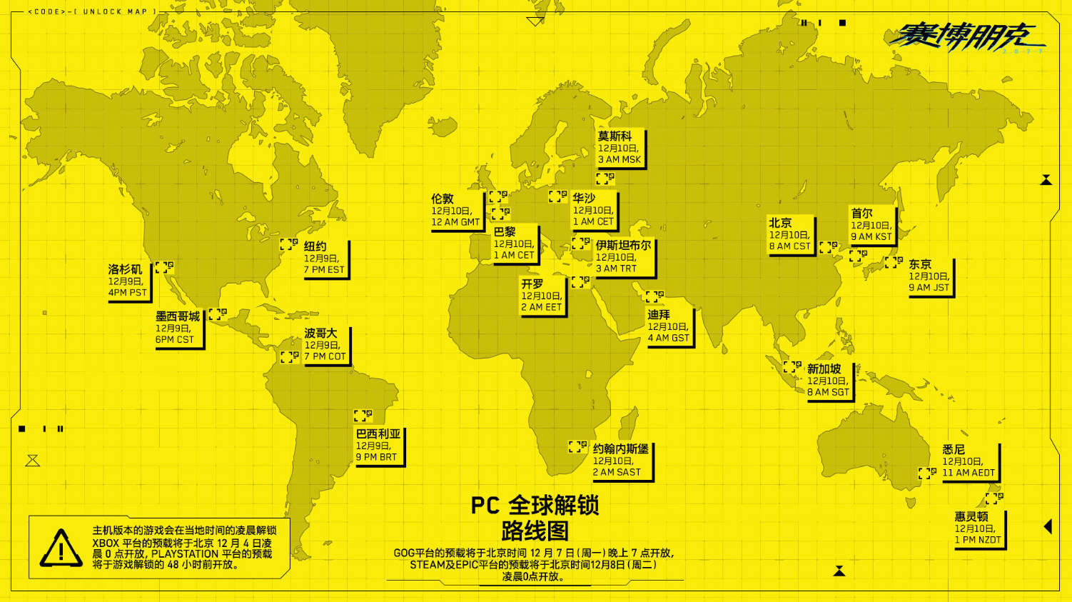 赛博朋克2077什么时候可以下载 全平台预载时间介绍