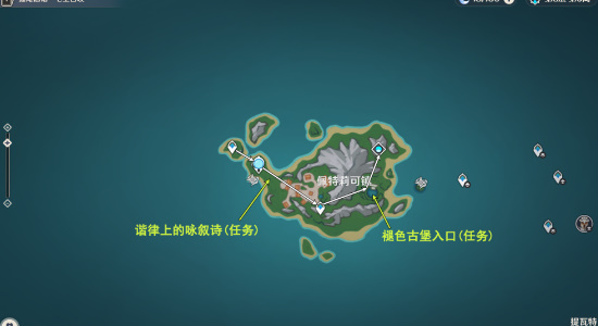 原神4.6旧日之海锚点秘境路线图