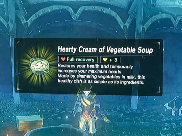 塞尔达传说荒野之息奶油蔬菜汤制作方法 料理蔬菜汤怎么做