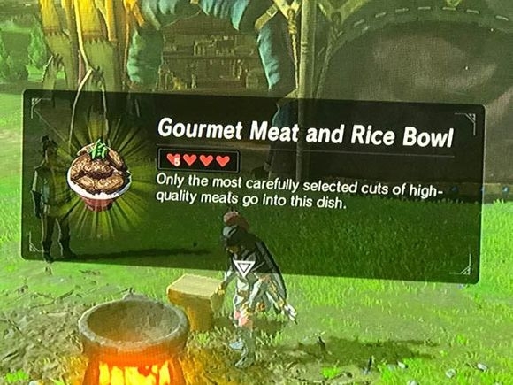 塞尔达传说荒野之息满碗精肉饭怎么做 料理精肉饭制作方法