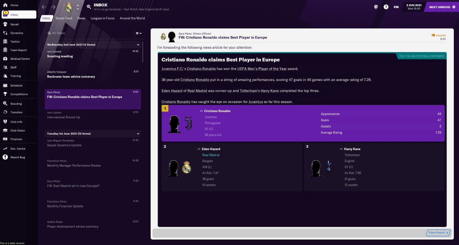 足球经理2021边后卫怎么选 后卫选择推荐