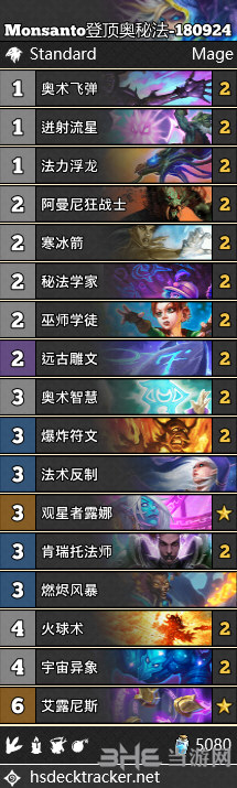 炉石传说砰砰计划奥秘法卡组 新版登顶奥秘法卡组搭配