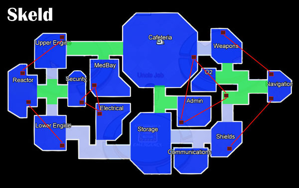 在我们之中管道可以通到哪里 太空狼人杀管道连接图分享