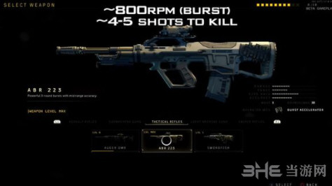 使命召唤15ABR223武器怎么样 ABR223步枪属性介绍
