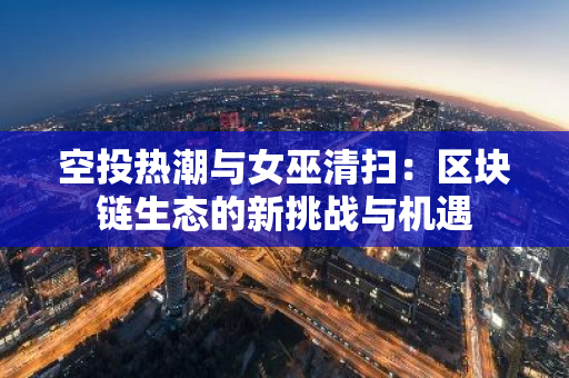 空投热潮与女巫清扫：区块链生态的新挑战与机遇