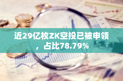 近29亿枚ZK空投已被申领，占比78.79%