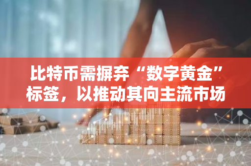 比特币需摒弃“数字黄金”标签，以推动其向主流市场的广泛接纳与普及