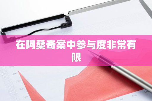 在阿桑奇案中参与度非常有限