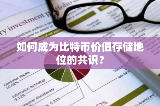 如何成为比特币价值存储地位的共识？