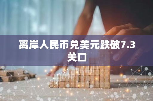 离岸人民币兑美元跌破7.3关口