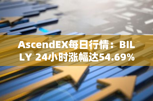 AscendEX每日行情：BILLY 24小时涨幅达54.69%，3日累计涨幅达367.75%