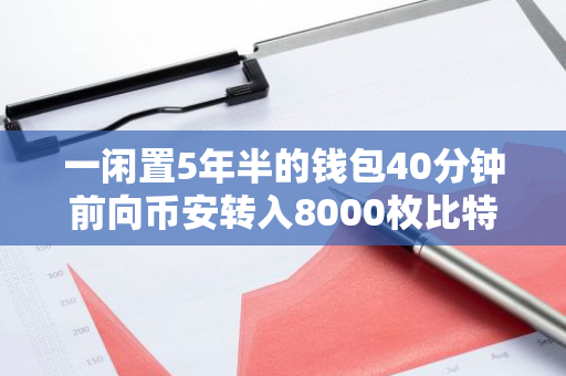 一闲置5年半的钱包40分钟前向币安转入8000枚比特币