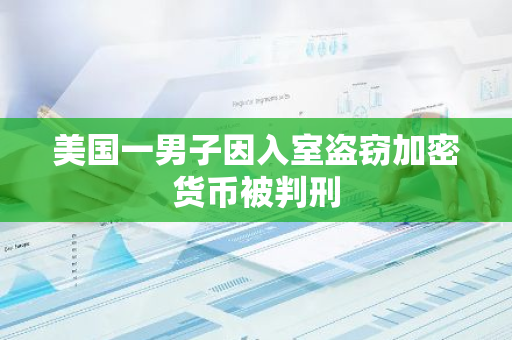 美国一男子因入室盗窃加密货币被判刑