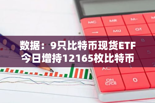 数据：9只比特币现货ETF今日增持12165枚比特币