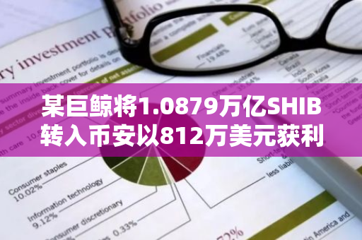 某巨鲸将1.0879万亿SHIB转入币安以812万美元获利了结