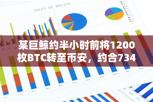 某巨鲸约半小时前将1200枚BTC转至币安，约合7344万美元