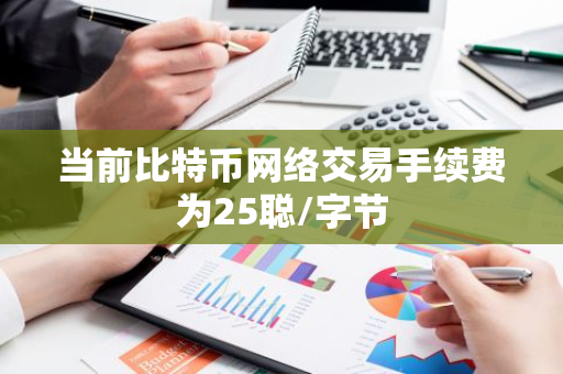 当前比特币网络交易手续费为25聪/字节