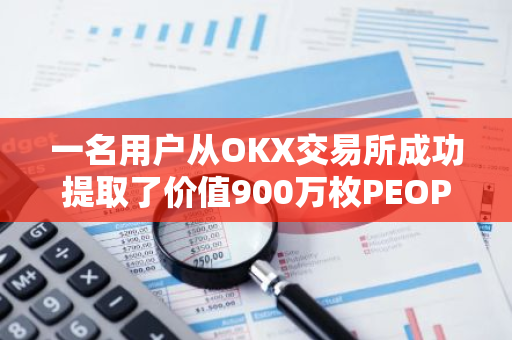 一名用户从OKX交易所成功提取了价值900万枚PEOPLE的新钱包，引发市场关注