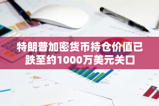 特朗普加密货币持仓价值已跌至约1000万美元关口
