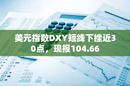 美元指数DXY短线下挫近30点，现报104.66