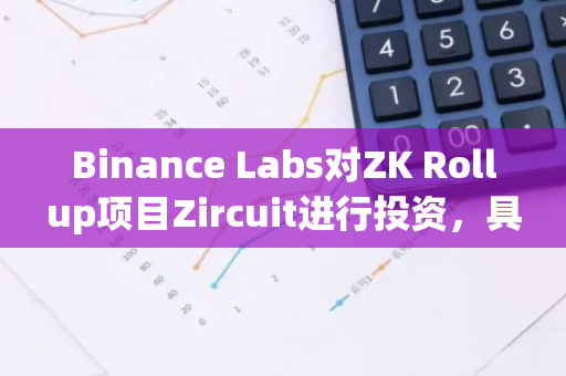 Binance Labs对ZK Rollup项目Zircuit进行投资，具体金额尚未公开