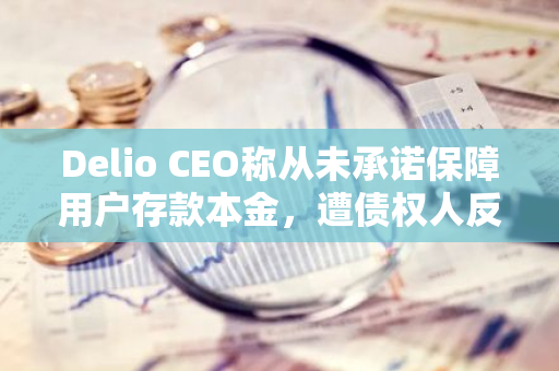 Delio CEO称从未承诺保障用户存款本金，遭债权人反驳