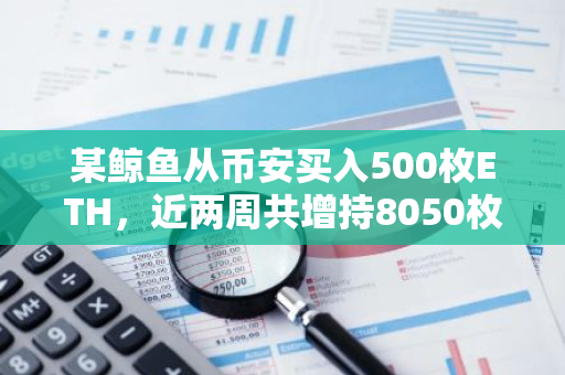 某鲸鱼从币安买入500枚ETH，近两周共增持8050枚ETH