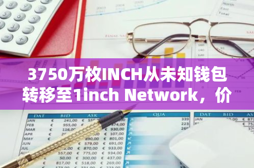 3750万枚INCH从未知钱包转移至1inch Network，价值超1600万美元