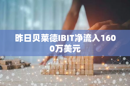 昨日贝莱德IBIT净流入1600万美元
