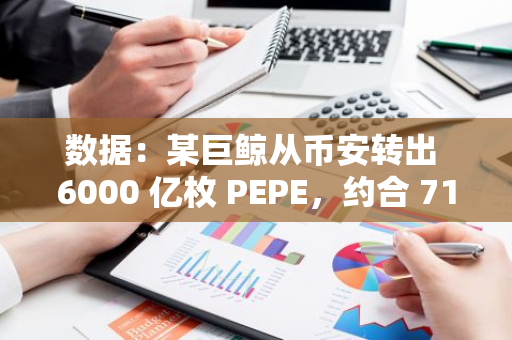 数据：某巨鲸从币安转出 6000 亿枚 PEPE，约合 714 万美元