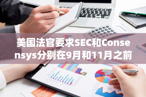 美国法官要求SEC和Consensys分别在9月和11月之前提交开庭陈述和异议陈述