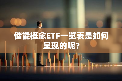 储能概念ETF一览表是如何呈现的呢？